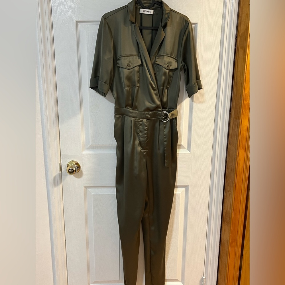Silk dressy overall